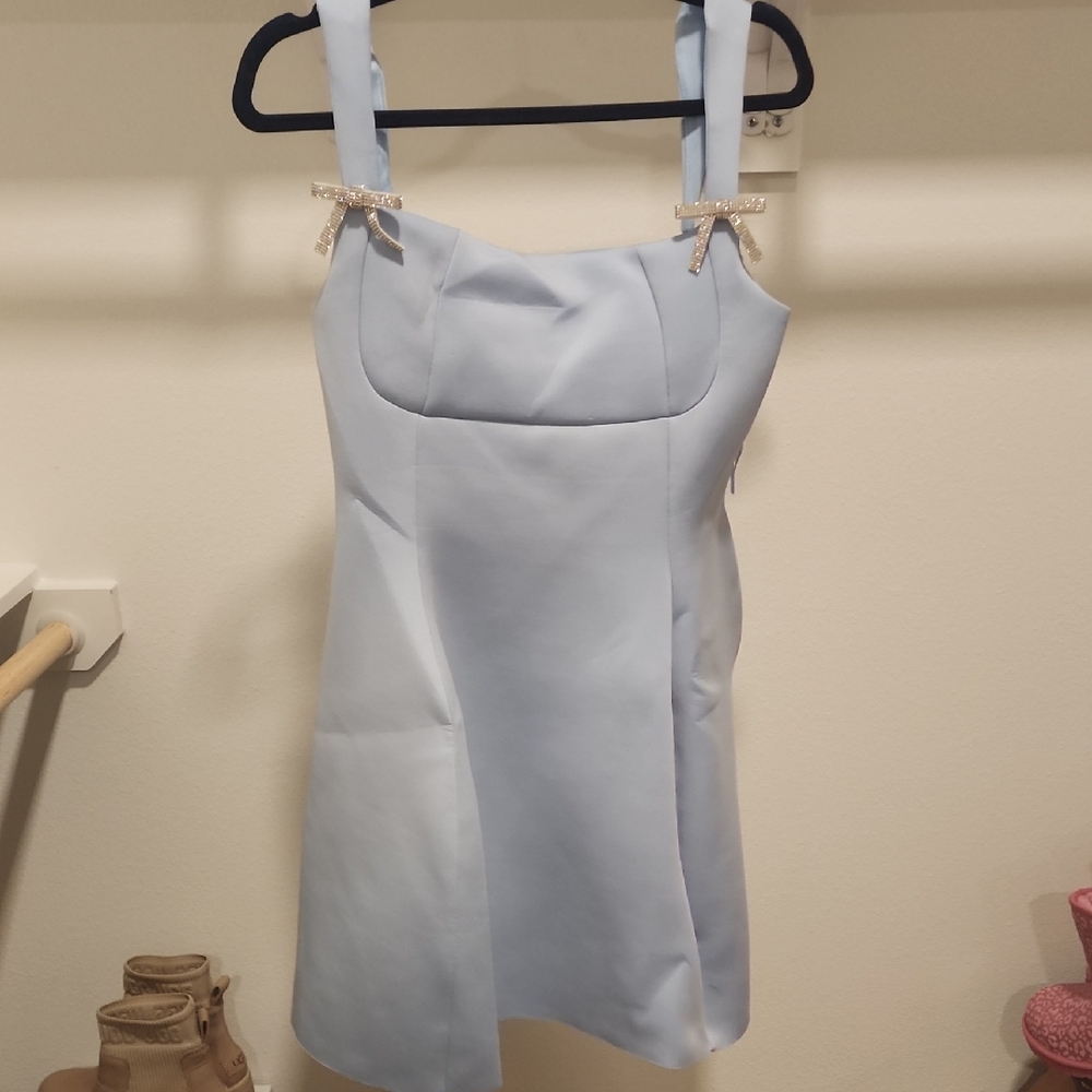Elegant Light Blue Dress
